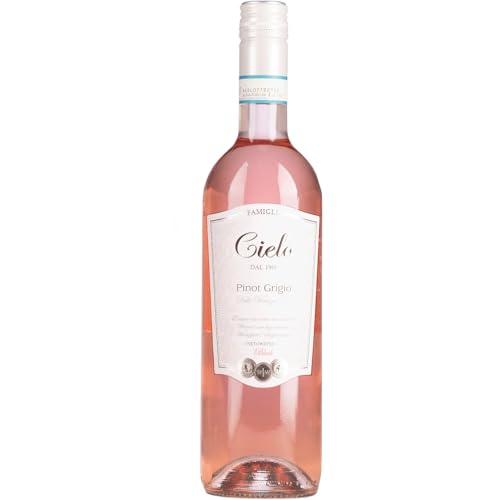 Cielo e Terra Pinot Grigio Roséwein Trocken Rosé Blush Italien inkl. FeinWert E-Book (1 x 0,75l) von FeinWert