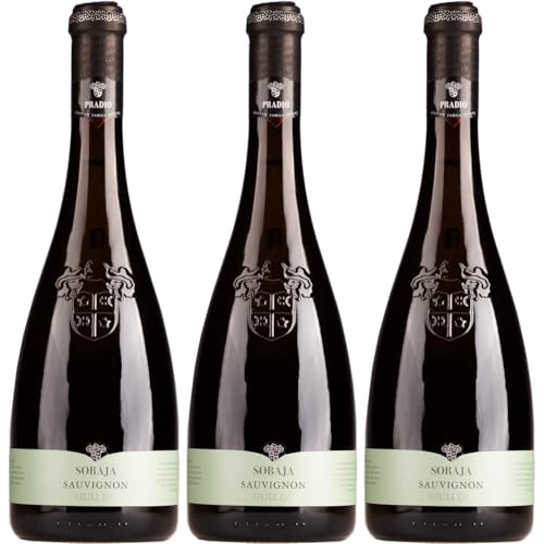 Cielo e Terra Pradio Friuli Sauvignon Blanc Weisswein Weiss Trocken Italien inkl. FeinWert E-Book (3 x 0,75l) von FeinWert