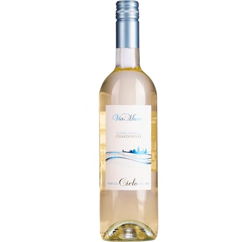 Cielo e Terra Via Mare Garganega Chardonnay Weisswein Trocken Weiß Italien inkl. FeinWert E-Book (1 x 0,75l) von FeinWert