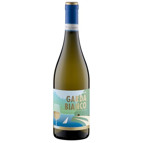 Delibori Garda Bianco Il Laghetto DOC Weißwein Weißwein Wein trocken Italien Inkl. FeinWert E-Book (1 x 0,75l) von FeinWert