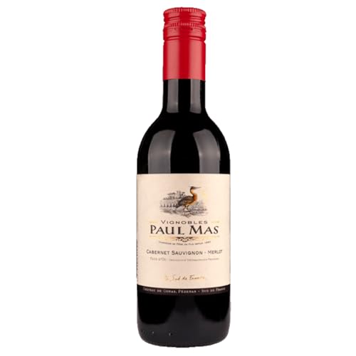 Domaines Paul Mas Cabernet Merlot Rotwein Wein trocken Frankreich inkl. FeinWert E-Book (1 x 0,25l) von FeinWert