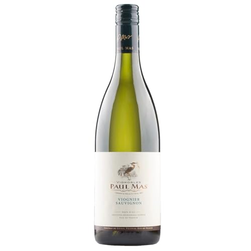 Domaines Paul Mas Classique Viognier - Sauvignon Blanc Weisswein Weiss trocken Frankreich inkl. FeinWert E-Book (1 x 0,75l) von FeinWert