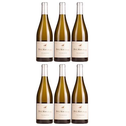 Domaines Paul Mas Estate Chardonnay Single Vineyard Collection Weisswein Weiss trocken Frankreich inkl. FeinWert E-Book (6 x 0,75l) von FeinWert