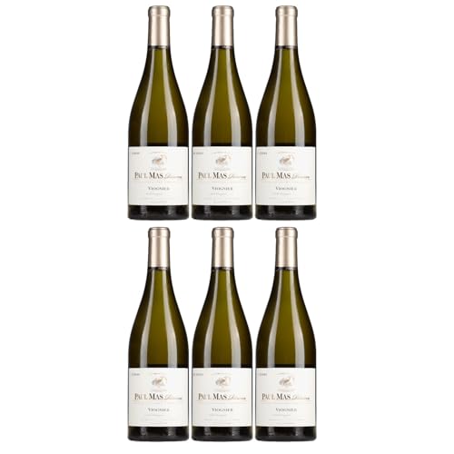 Domaines Paul Mas Estate Viognier Réserve Single Vineyard Collection Weisswein Weiss trocken Frankreich inkl. FeinWert E-Book (6 x 0,75l) von FeinWert