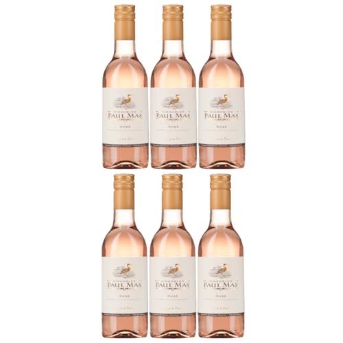 Domaines Paul Mas Rosé Syrah Roséwein Wein trocken Frankreich inkl. FeinWert E-Book (6 x 0,25l) von FeinWert