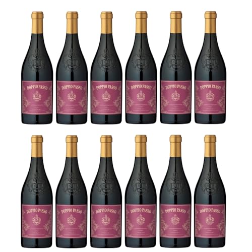 Doppio Passo Appassimento Puglia IGT Rotwein Trocken Vegan Italien inkl. FeinWert E-Book (12 x 0,75l) von FeinWert