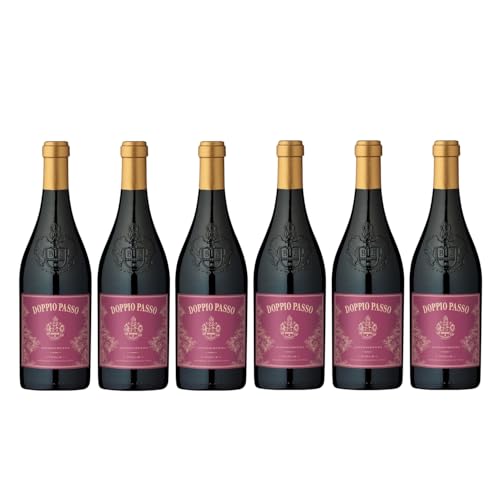 Doppio Passo Appassimento Puglia IGT Rotwein Trocken Vegan Italien inkl. FeinWert E-Book (6 x 0,75l) von FeinWert