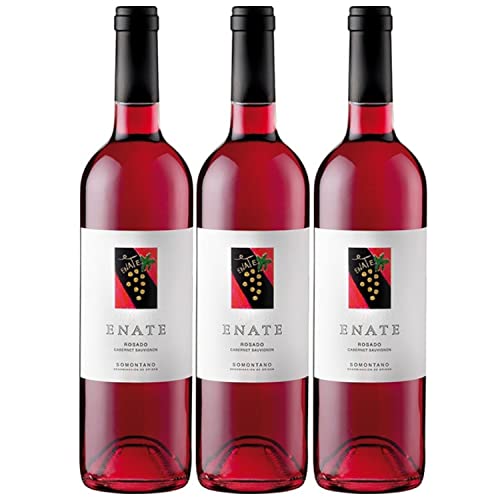 Enate Rosado DO Roséwein Wein Trocken Somontano Spanien inkl. FeinWert E-Book (3 x 0,75l) von FeinWert