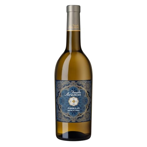 Feudo Arancio Grillo Sicilia DOC Sizilien Weisswein trocken Italien inkl. FeinWert E-Book (1 x 0.75l) von FeinWert