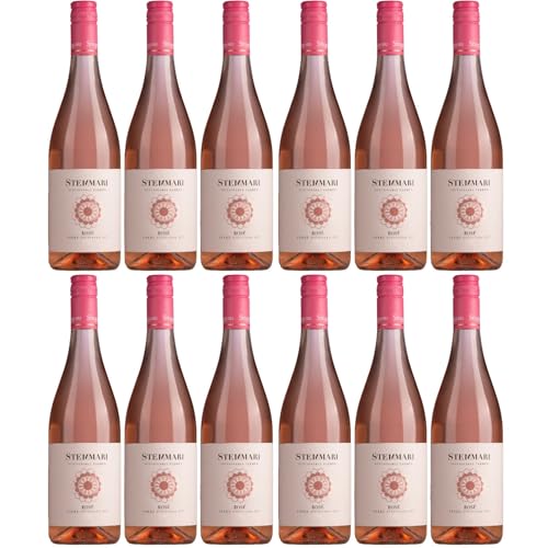 Feudo Arancio Stemmari Nero d'Avola Rosato IGT Rosewein Wein Trocken Sizilien Italien inkl. FeinWert E-Book (12 x 0,75l) von FeinWert