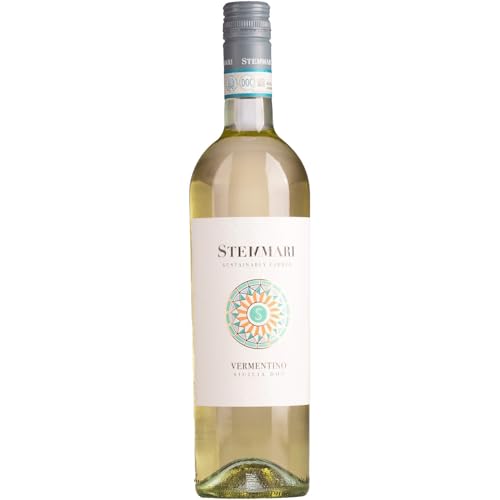 Feudo Arancio Stemmari Vermentino Weisswein Wein Trocken Sizilien Italien inkl. FeinWert E-Book (1 x 0,75l) von FeinWert