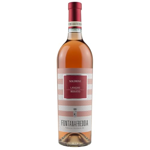 Fontanafredda Solerose Langhe DOC Rosato Roséwein Wein Trocken Langhe Piemont Italien inkl. FeinWert E-Book (1 x 0,75l) von FeinWert