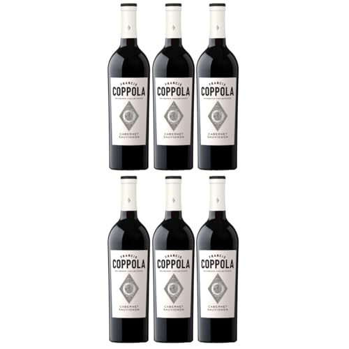 Francis Ford Coppola Diamond Collection Cabernet Sauvignon Rotwein Wein trocken Kalifornien Inkl. FeinWert E-Book (6 x 0,75l) von FeinWert