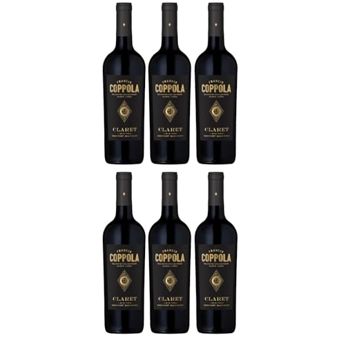 Francis Ford Coppola Diamond Collection Claret Rotwein Wein trocken Kalifornien Inkl. FeinWert E-Book (6 x 0,75l) von FeinWert