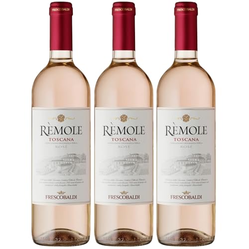 Frescobaldi Rèmole Rosato Toscana IGT Rosé Wein Trocken Toskana inkl. FeinWert E-Book (3 x 0,75l) von FeinWert