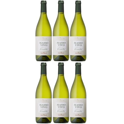 Frescobaldi Tenuta Ammiraglia Masso Vivo Vermentino Toscana IGT Weisswein Wein Trocken Toskana inkl. FeinWert E-Book (6 x 0,75l) von FeinWert