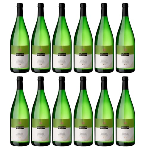 Genossenschaftskellerei Heilbronn Grantschener Salzberg Weisswein Riesling DQ feinfruchtig Weißwein Deutschland inkl. FeinWert E-Book (12 x 1,0l) von FeinWert