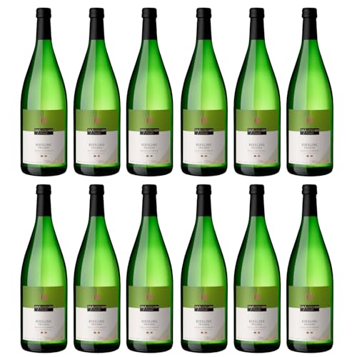 Genossenschaftskellerei Heilbronn Grantschener Salzberg Riesling DQ Weisswein Weißwein trocken Deutschland inkl. FeinWert E-Book (12 x 1,0l) von FeinWert