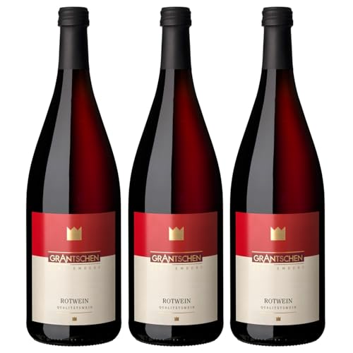 Genossenschaftskellerei Heilbronn Grantschener Salzberg Rotwein Cuvée DQ Deutschland inkl. FeinWert E-Book (3 x 1,0l) von FeinWert