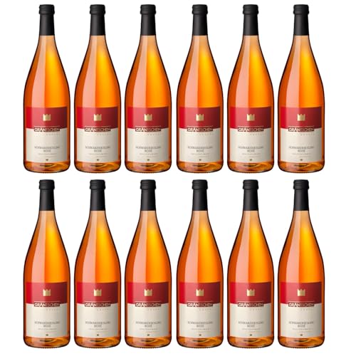 Genossenschaftskellerei Heilbronn Schwarzriesling Rosé DQ feinfruchtig Roséwein Deutschland inkl. FeinWert E-Book (12 x 1,0l) von FeinWert