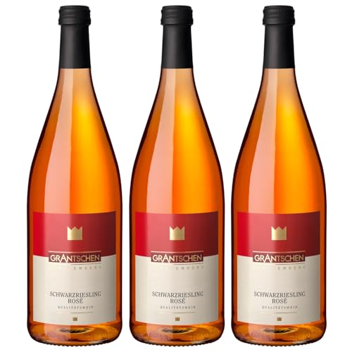 Genossenschaftskellerei Heilbronn Schwarzriesling Rosé DQ feinfruchtig Roséwein Deutschland inkl. FeinWert E-Book (3 x 1,0l) von FeinWert