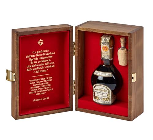 Giuseppe Giusti Aceto Balsamico Tradiz. di Modena DOP Extravecchio Traditioneller Balsamessig aus Modena, ca. 30 Jahre gereift Italien inkl. FeinWert E-Book (1 x 0,1l) von FeinWert