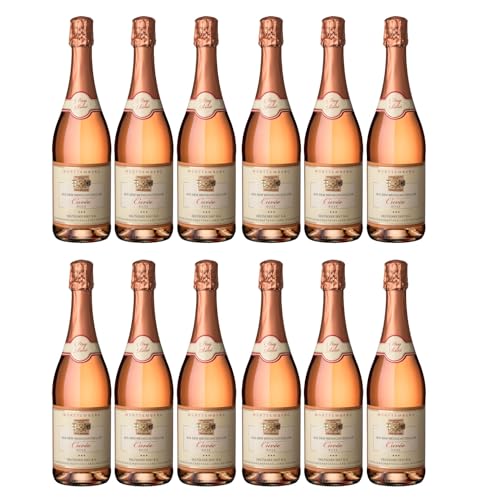 Heilbronner Staufenberg Cuveé Rose Sekt dry Deutschland inkl. FeinWert E-Book (12 x 0,75l) von FeinWert