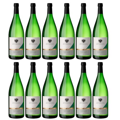 Heilbronner Staufenberg Kerner feinfruchtig Weißwein Kerner Deutschland inkl. FeinWert E-Book (12 x 1l) von FeinWert