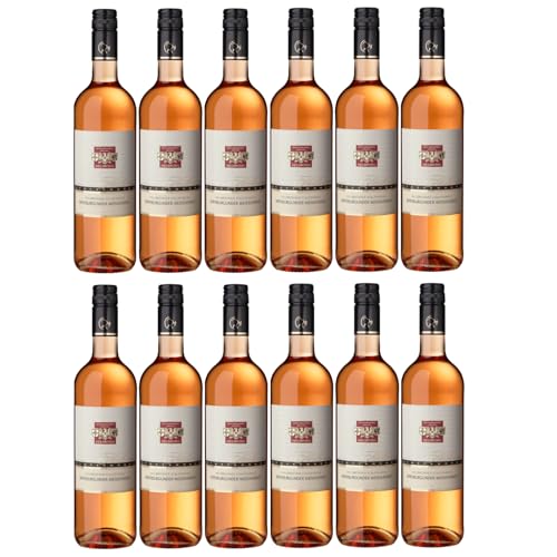 Heilbronner Staufenberg Spätburgunder Weißherbst feinfruchtig Roséwein Spätburgunder Deutschland inkl. FeinWert E-Book (12 x 0,75l) von FeinWert