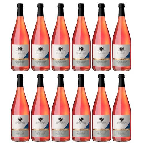 Heilbronner Staufenberg Spätburgunder Weißherbst feinfruchtig Roséwein Spätburgunder Deutschland inkl. FeinWert E-Book (12 x 1l) von FeinWert