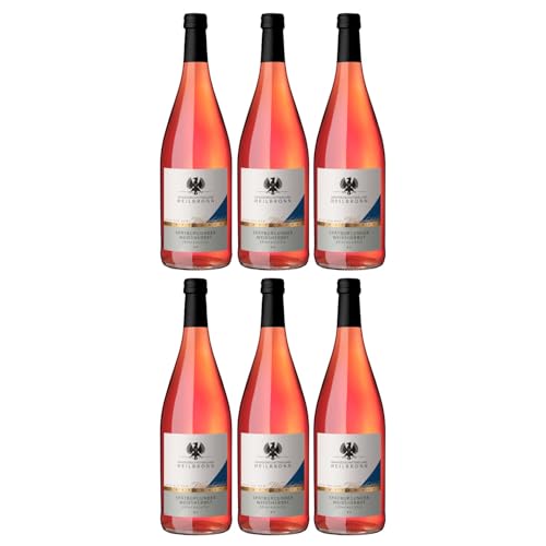 Heilbronner Staufenberg Spätburgunder Weißherbst feinfruchtig Roséwein Spätburgunder Deutschland inkl. FeinWert E-Book (6 x 1l) von FeinWert