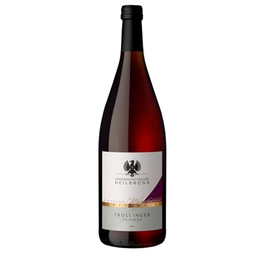 Heilbronner Staufenberg Trollinger feinherb Rotwein Trollinger Deutschland inkl. FeinWert E-Book (1 x 1l) von FeinWert