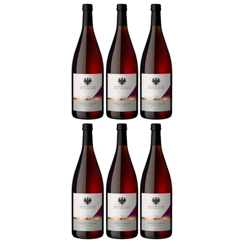 Heilbronner Staufenberg Trollinger feinherb Rotwein Trollinger Deutschland inkl. FeinWert E-Book (6 x 1l) von FeinWert