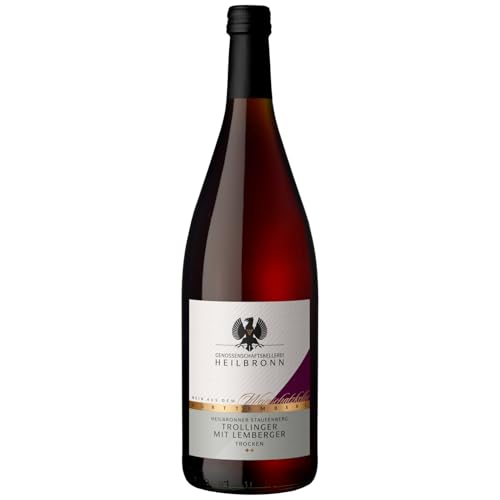 Heilbronner Staufenberg Trollinger mit Lemberger trocken Rotwein Trollinger Lemberger Deutschland inkl. FeinWert E-Book (1 x 1l) von FeinWert