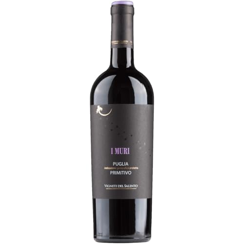 I Muri Primitivo Puglia Vigneti del Salento Rotwein Rot trocken Italien inkl. FeinWert E-Book (1 x 0,75l) von FeinWert