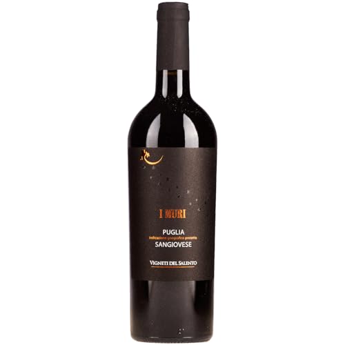 I Muri Sangiovese Puglia Vigneti del Salento Rotwein Rot trocken Italien inkl. FeinWert E-Book (1 x 0,75l) von FeinWert