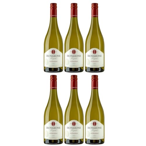 Ironstone Lodi Chardonnay Weisswein Wein Trocken Kalifornien USA inkl. FeinWert E-Book (6 x 0,75l) von FeinWert