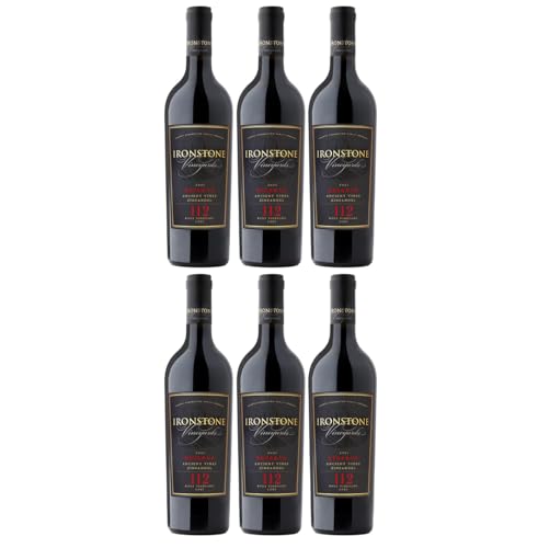 Ironstone Reserve Ancient Vine Zinfandel - Rous Vineyard Rotwein Wein Trocken Kalifornien USA inkl. FeinWert E-Book (6 x 0,75l) von FeinWert