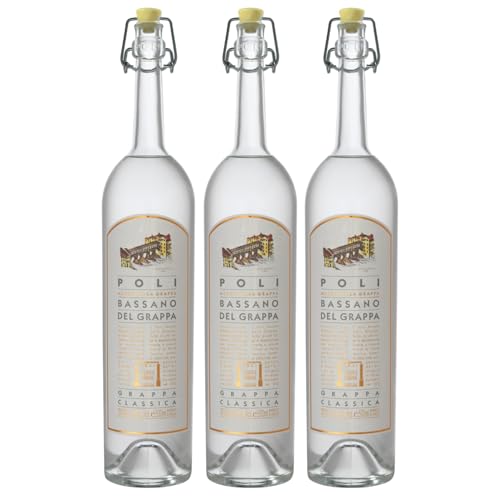 Jacopo Poli Bassano Classica Grappa Italien inkl. FeinWert E-Book (3 x 0,5l) von FeinWert