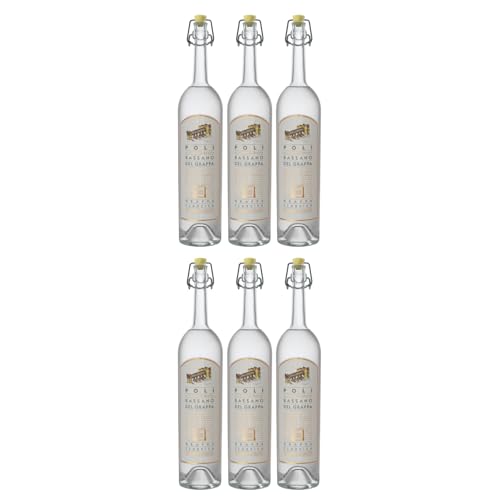 Jacopo Poli Bassano Classica Grappa Italien inkl. FeinWert E-Book (6 x 0,5l) von FeinWert