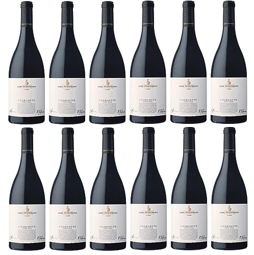 Karl Pfaffmann Charlotte Pinot Noir Grande Reserve Rotwein Wein Vegan Trocken Pfalz Inkl. FeinWert E-Book (12 x 0,75l) von FeinWert