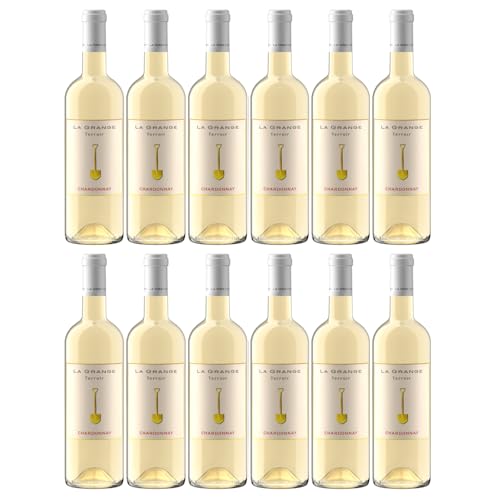 La Grange Terroir Chardonnay IGP Pays d'Oc Weisswein Wein Trocken Languedoc Frankreich inkl. FeinWert E-Book (12 x 0,75l) von FeinWert