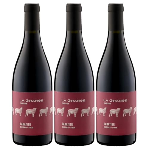 La Grange Tradition Sélection Sabatier AOP Rotwein Wein Trocken Languedoc Frankreich inkl. FeinWert E-Book (3 x 0,75l) von FeinWert