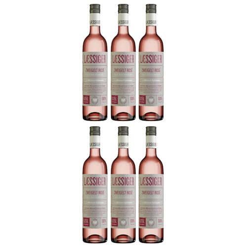 Laessiger Zweigelt Rosé Roséwein Wein Trocken Niederösterreich Österreich inkl. FeinWert E-Book (6 x 0,75l) von FeinWert