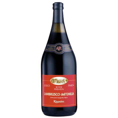 Lambrusco Cantine Riunite Magnum Rotwein süss Rot Italien inkl. FeinWert E-Book (1 x 1,5l) von FeinWert