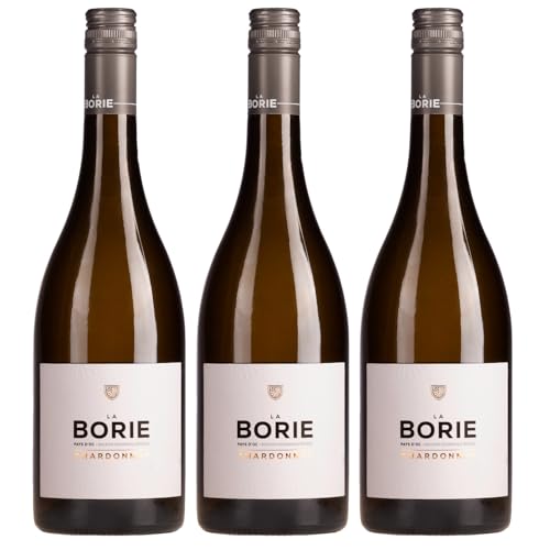 Les Vignobles Foncalieu La Borie Chardonnay IGP d'Oc Weisswein Weiß trocken Frankreich inkl. FeinWert E-Book (3 x 0,75l) von FeinWert