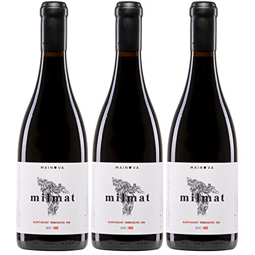 Mainova Milmat Reserva Tinto Rotwein Wein trocken vegan Portugal I Visando Paket (3 Flaschen) von FeinWert
