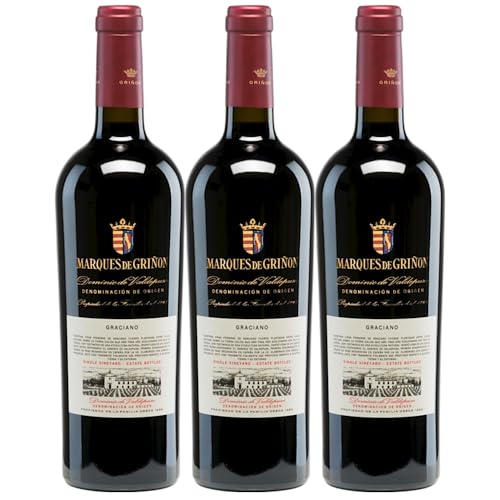 Marqués de Griñón Family Estates Dominio de Valdepusa Graciano Trocken Rotwein Spanien inkl. FeinWert E-Book (3 x 0,75 l) von FeinWert