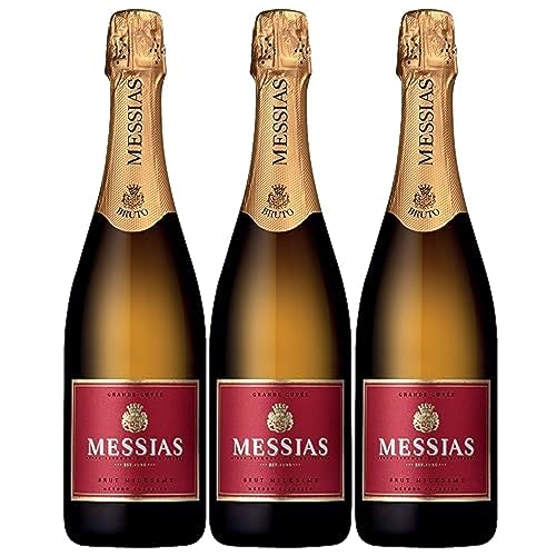 Messias Espumante Brut Milésime Grand Cuvée Schaumwein Portugal inkl. FeinWert E-Book (3 x 0,75l) von FeinWert