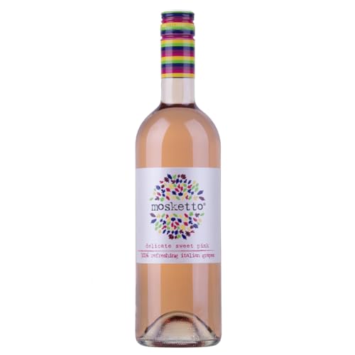 Mosketto Delicate sweet pink Roséwein Wein Süß Piemont Italien inkl. FeinWert E-Book (1 x 0,75l) von FeinWert